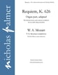 Requiem, K. 626 Organ sheet music cover